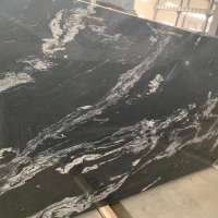 Beautiful Cosmic black graniteg slab for decoration with good price