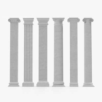 Premium interior granite stone gate decoration roman pillars tiles design for home building