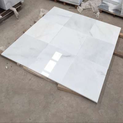 China natural crystal white marble tile