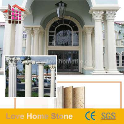 2017 New Design Hot Sales Marble Stone Gate Pillar and square pillar design